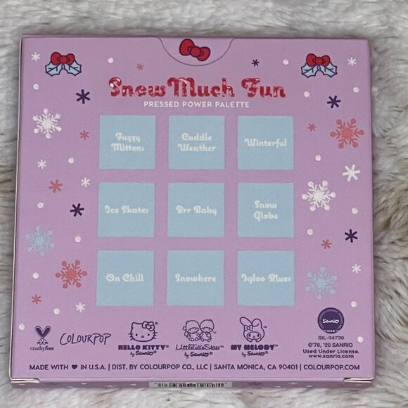Colourpop Hello Kitty and Friends Holiday Edition Pressed Eye Shadow Palette in - Picture 2 of 3